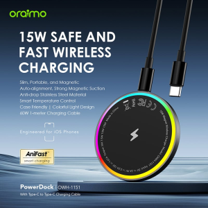 oraimo PowerDock oraimo PowerDock 15W Wireless Charging Pad