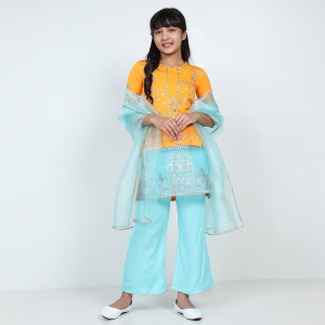 Girls 3 Pcs — Orange