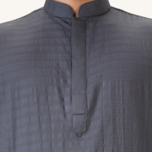 Mens Panjabi - Regular Fit — Ash Grey